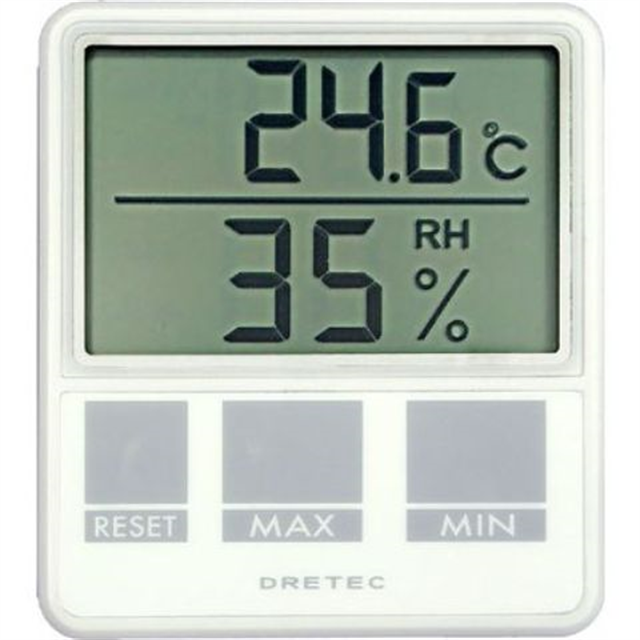 温湿度計：デジタル温度計湿度計（卓上・壁掛）O-214